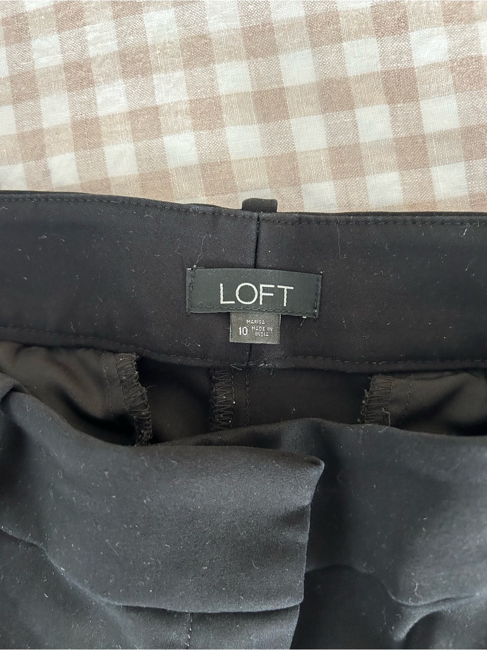 LOFT Black Ankle & Cropped Pants